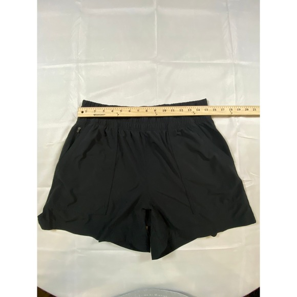 Athleta Black Elastic Waist Pocketed Athletic Shorts Women's Size Medium - Picture 5 of 7